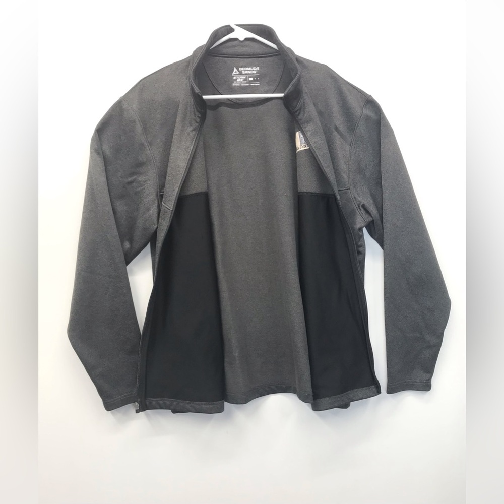 Bermuda Sands Men’s Dark Gray Full Zip Storm Dri Jacket The Reserve Club Size L. - Picture 5 of 8
